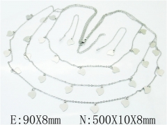 HY Wholesale 316L Stainless Steel Fashion jewelry Set-HY59S1787HPF
