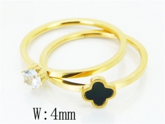 HY Wholesale Stainless Steel 316L Jewelry Rings-HY19R0877PW