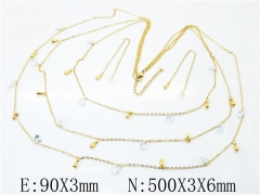 HY Wholesale 316L Stainless Steel Fashion jewelry Set-HY59S1759IHE