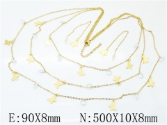 HY Wholesale 316L Stainless Steel Fashion jewelry Set-HY59S1757IHR