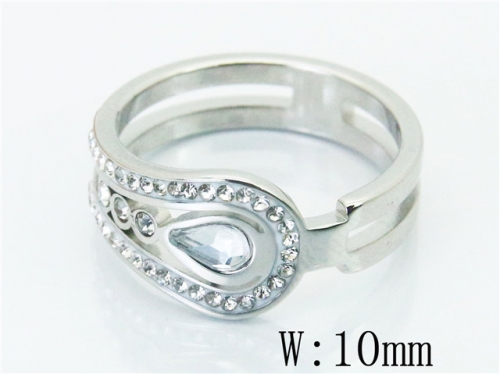 HY Wholesale Stainless Steel 316L Jewelry Rings-HY19R0852HFF