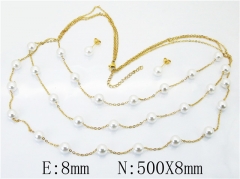 HY Wholesale 316L Stainless Steel Fashion jewelry Set-HY59S1745IHR