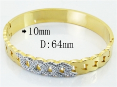 HY Wholesale Stainless Steel 316L Fashion Bangle-HY19B0666HOC