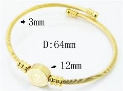 HY Wholesale Stainless Steel 316L Fashion Bangle-HY12B0202OL