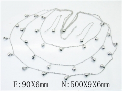HY Wholesale 316L Stainless Steel Fashion jewelry Set-HY59S1803HPS