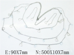 HY Wholesale 316L Stainless Steel Fashion jewelry Set-HY59S1754HPW