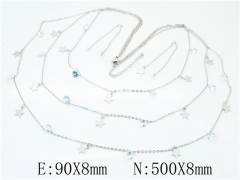 HY Wholesale 316L Stainless Steel Fashion jewelry Set-HY59S1815HPS