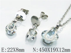 HY Wholesale 316L Stainless Steel Fashion jewelry Set-HY12S0987ML