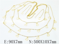 HY Wholesale 316L Stainless Steel Fashion jewelry Set-HY59S1794IHT