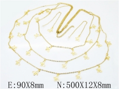 HY Wholesale 316L Stainless Steel Fashion jewelry Set-HY59S1798IHD