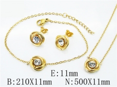 HY Wholesale 316L Stainless Steel Fashion jewelry Set-HY59S1742HHA