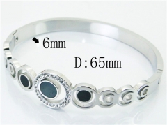 HY Wholesale Stainless Steel 316L Fashion Bangle-HY19B0650HMD