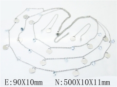 HY Wholesale 316L Stainless Steel Fashion jewelry Set-HY59S1766HPB