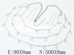 HY Wholesale 316L Stainless Steel Fashion jewelry Set-HY59S1785HPF