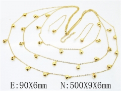 HY Wholesale 316L Stainless Steel Fashion jewelry Set-HY59S1802IHB