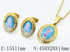 HY Wholesale 316L Stainless Steel Fashion jewelry Set-HY12S0989HQQ