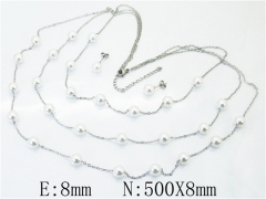 HY Wholesale 316L Stainless Steel Fashion jewelry Set-HY59S1744HPA
