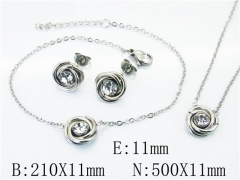 HY Wholesale 316L Stainless Steel Fashion jewelry Set-HY59S1743HQQ