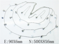 HY Wholesale 316L Stainless Steel Fashion jewelry Set-HY59S1768HPQ