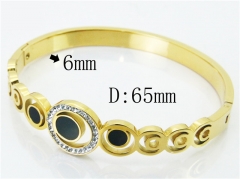 HY Wholesale Stainless Steel 316L Fashion Bangle-HY19B0651HOX