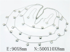 HY Wholesale 316L Stainless Steel Fashion jewelry Set-HY59S1797HPW