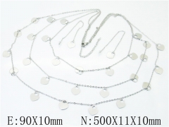 HY Wholesale 316L Stainless Steel Fashion jewelry Set-HY59S1791HPT