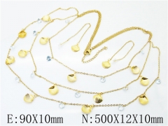 HY Wholesale 316L Stainless Steel Fashion jewelry Set-HY59S1765IHW