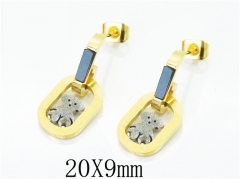 HY Wholesale 316L Stainless Steel Popular Earrings-HY80E0530ML