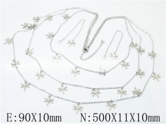 HY Wholesale 316L Stainless Steel Fashion jewelry Set-HY59S1779HPS