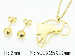 HY Wholesale 316L Stainless Steel Fashion jewelry Set-HY91S1045HHV