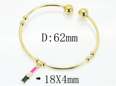 HY Wholesale Stainless Steel 316L Fashion Bangle-HY89B0061JLW