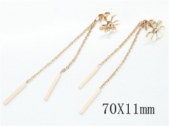 HY Wholesale 316L Stainless Steel Earrings-HY49E0013ML