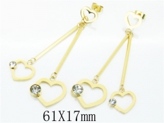 HY Wholesale 316L Stainless Steel Earrings-HY49E0009NLX