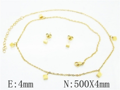 HY Wholesale 316L Stainless Steel Fashion jewelry Set-HY25S0766HJS