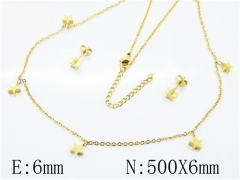 HY Wholesale 316L Stainless Steel Fashion jewelry Set-HY25S0760HJE