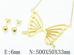 HY Wholesale 316L Stainless Steel Fashion jewelry Set-HY91S1040HOR