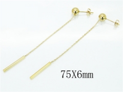 HY Wholesale 316L Stainless Steel Earrings-HY49E0011LE