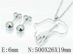 HY Wholesale 316L Stainless Steel Fashion jewelry Set-HY91S1036PQ