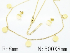 HY Wholesale 316L Stainless Steel Fashion jewelry Set-HY25S0758HJR