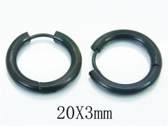 HY Wholesale 316L Stainless Steel Earrings-HY70E0203ILE