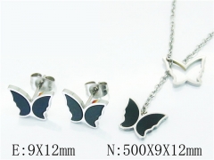 HY Wholesale 316L Stainless Steel Fashion jewelry Set-HY25S0749HKS