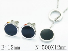 HY Wholesale 316L Stainless Steel Fashion jewelry Set-HY25S0753HKE