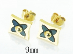 HY Wholesale 316L Stainless Steel Earrings-HY49E0004MW