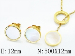 HY Wholesale 316L Stainless Steel Fashion jewelry Set-HY25S0752HLL