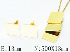 HY Wholesale 316L Stainless Steel Fashion jewelry Set-HY25S0746HJZ
