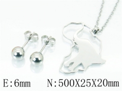 HY Wholesale 316L Stainless Steel Fashion jewelry Set-HY91S1038PX