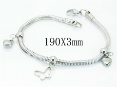 HY Wholesale 316L Stainless Steel Charm Bracelets-HY62B0422OT