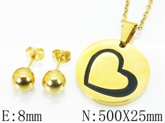 HY Wholesale 316L Stainless Steel Fashion Lover jewelry Set-HY91S1064HHE