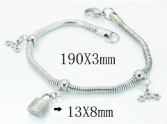 HY Wholesale 316L Stainless Steel Charm Bracelets-HY62B0421OT