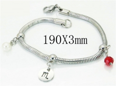 HY Wholesale 316L Stainless Steel Charm Bracelets-HY62B0409MLU